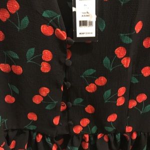 Romeo & Juliet Couture Tops - Romeo and Juliet brand new cherry top. Romeo & Juliet Couture Tops - Romeo and Juliet brand new cherry top.
